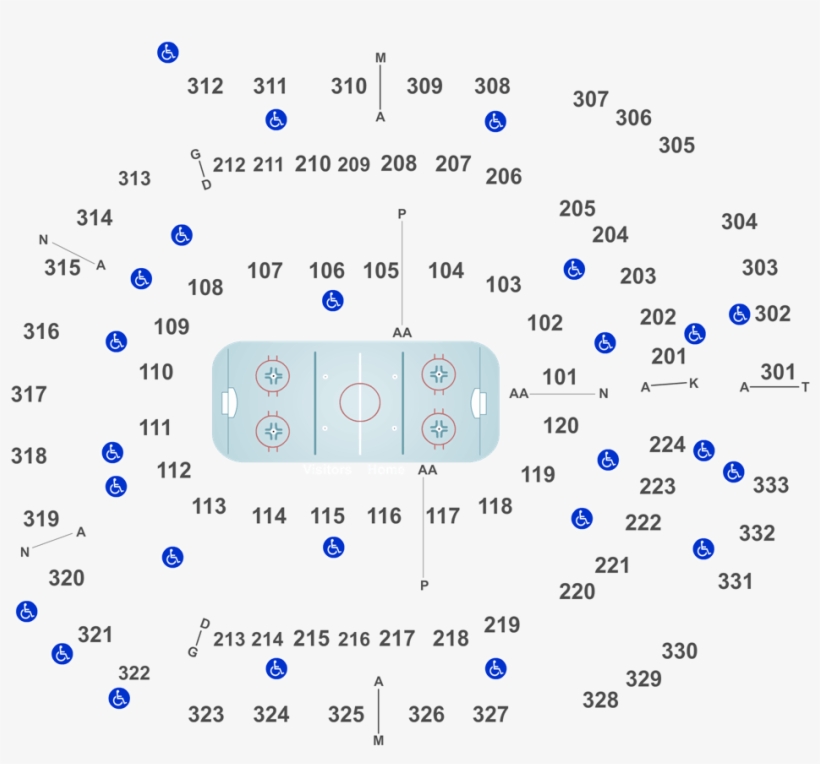 Bridgestone Arena Mapa, transparent png download