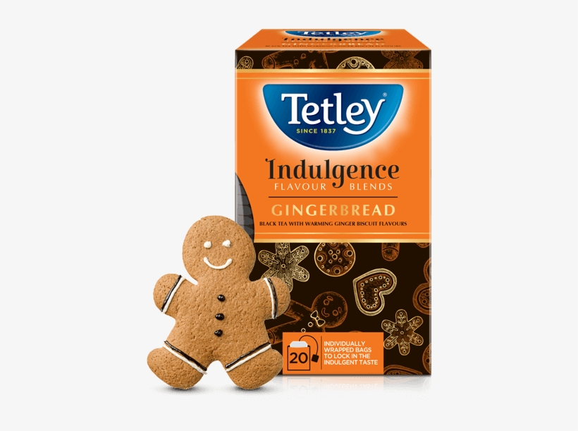 Tetley Gingerbread Flavoured Black Tea - Tetley Cookies And Cream Tea, transparent png download