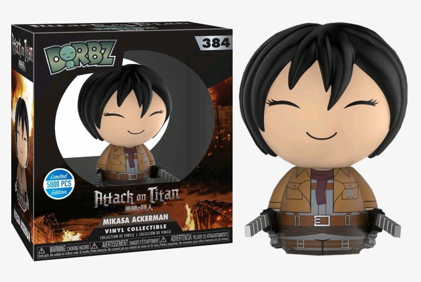 Attack - Attack On Titan Levi Dorbz Vinyl Figure, transparent png download