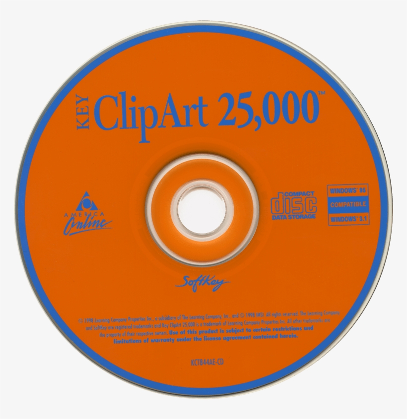 Key Clip Art 25,000 (kct 844 Ae Cd) Appearance - Cd, transparent png download