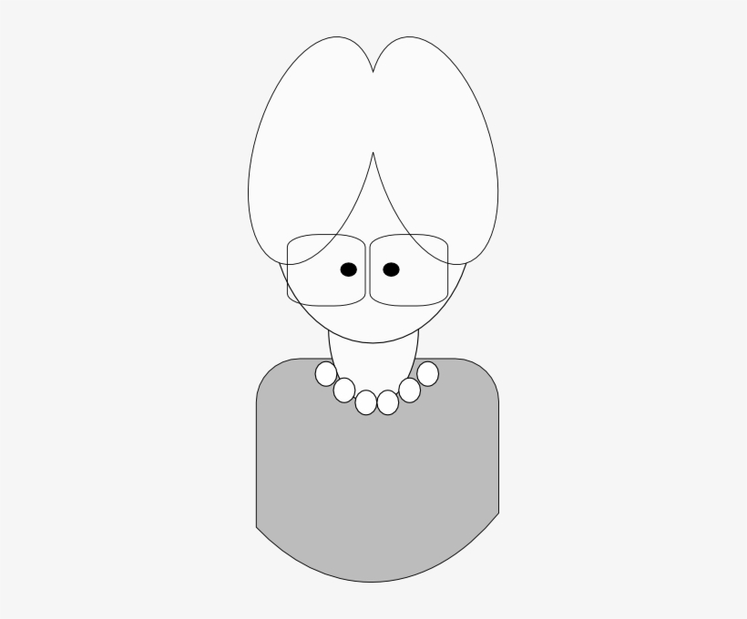 How To Set Use Grandma Cartoon Svg Vector, transparent png download