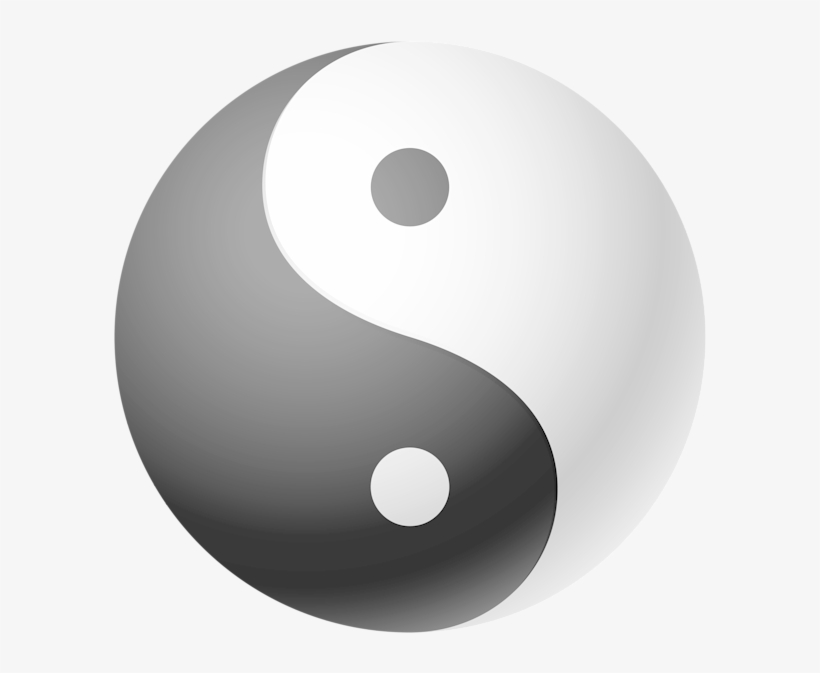 Yin And Yang Clip Art Png Image - Yin Yang Transparent Png, transparent png download
