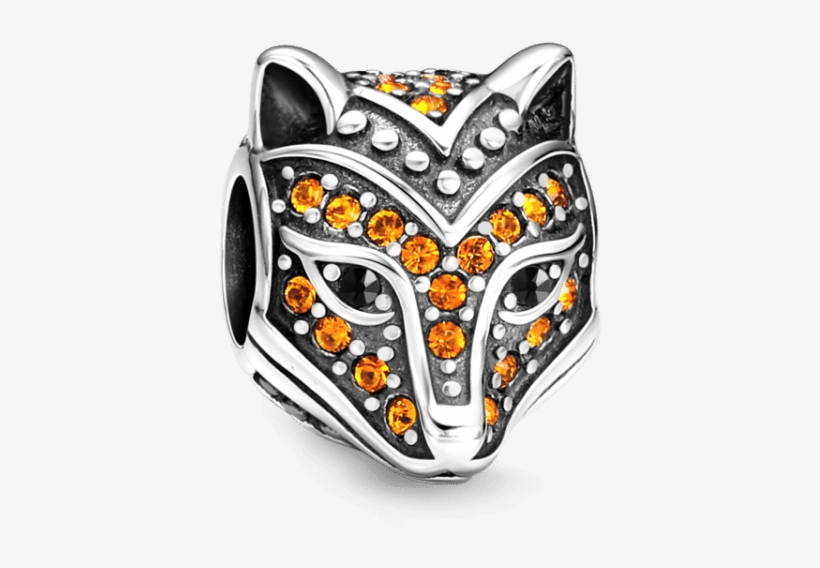 Astute And Clever - Fox Charm Talisman Charm Beads For Bracelet Sterling, transparent png download