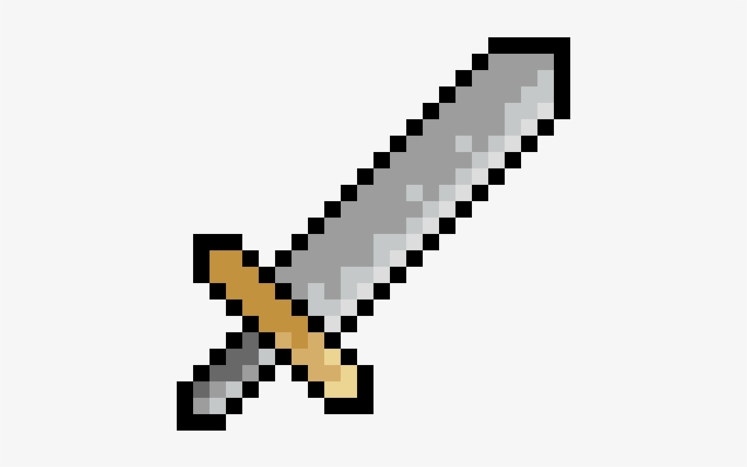 Download Pixilart Simple By Lazergaming - Pixel Sword - HD Transparent
