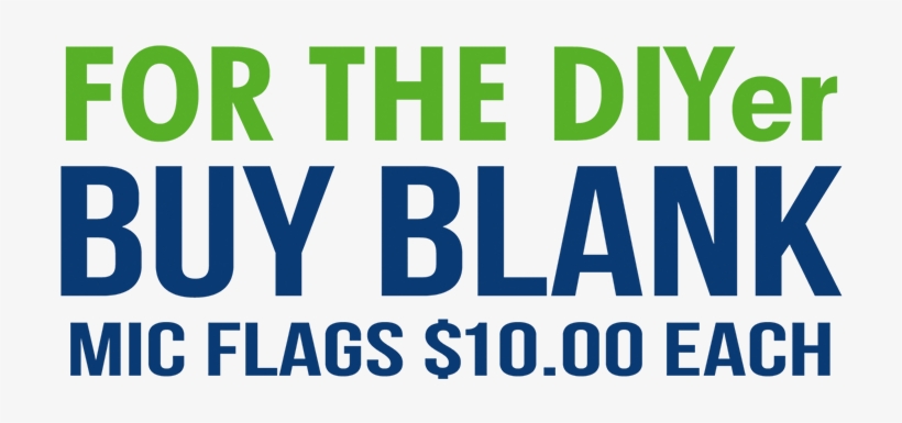 Blank Mic Flags - Oval, transparent png download