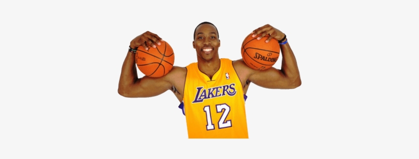 Dwight Howard Holding Balls - Dwight Howard Lakers Png, transparent png download