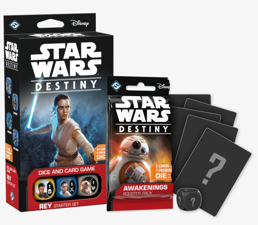 View Larger - Star Wars Destiny - Rey Starter Set, transparent png download