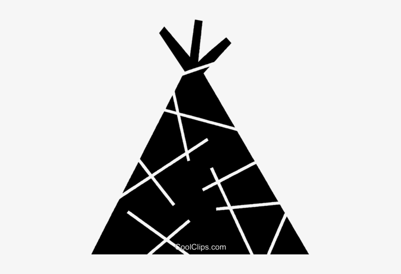 Teepee Royalty Free Vector Clip Art Illustration - Vector Graphics, transparent png download