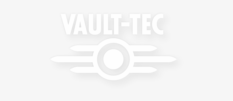 The Sticker Consists Only Of The White Area Shown Below - Vault Tec, transparent png download