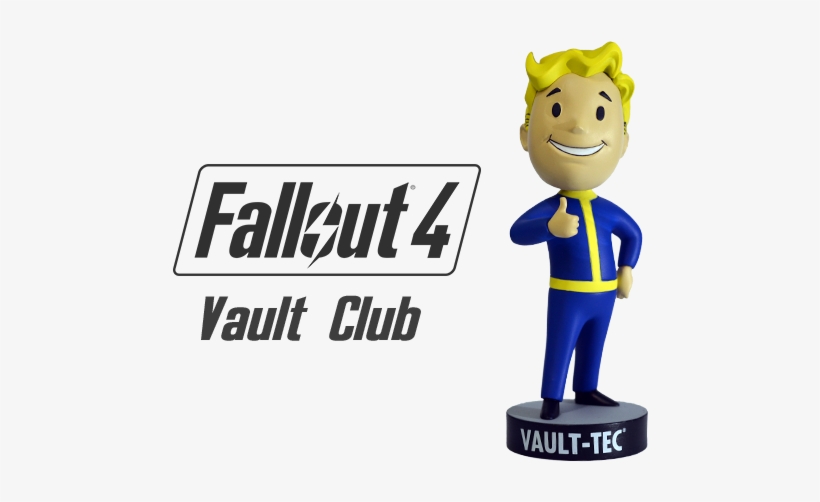 Fallout 4 Vault Club - Fallout 4 Bobblehead Figure, transparent png download