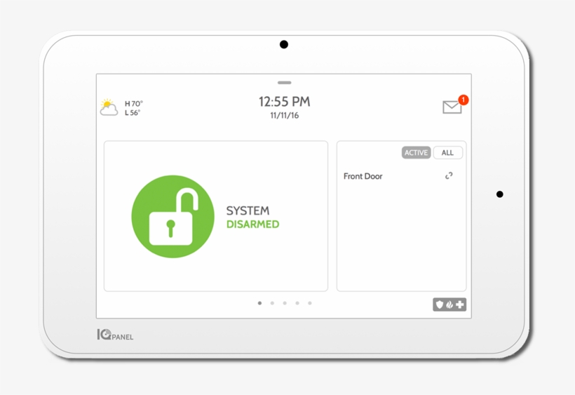 Qolsys Iq Panel - Iq Gen 2 Panel, transparent png download