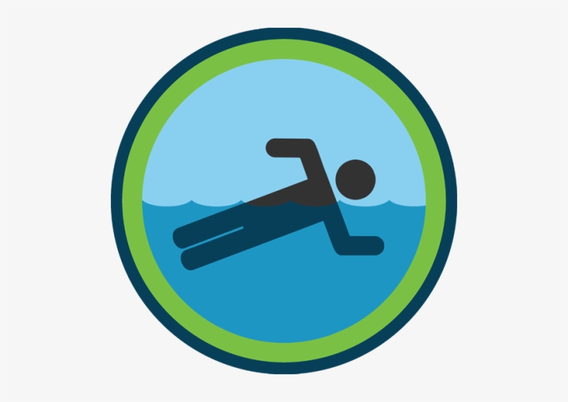 Swimming Badge If You Have This Badge, Reblog It And - Swimming Badge, transparent png download