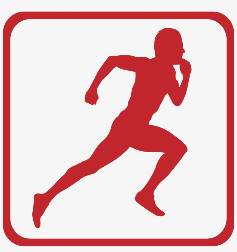 Athlete - Running Necklace, Boys, Teens, Men, Unisex, Antique, transparent png download