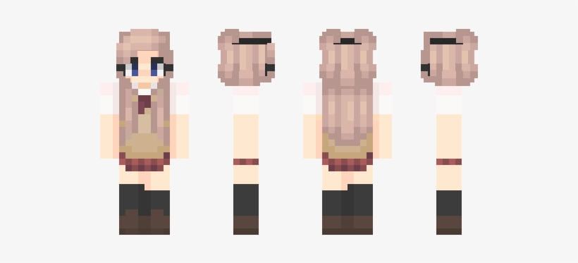 Minecraft Skin Xiumin - Minecraft, transparent png download