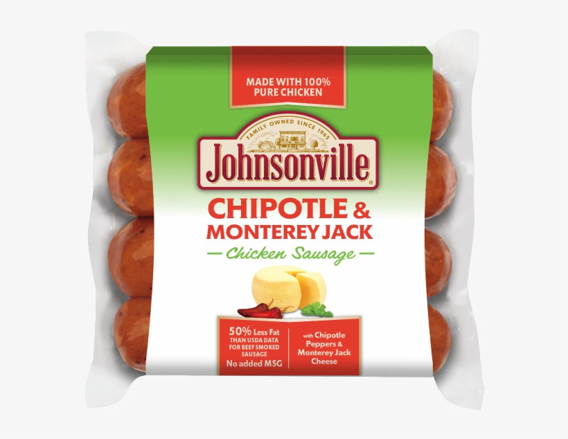 Chicken Sausage Chipotle Monterey Jack Cheese, transparent png download