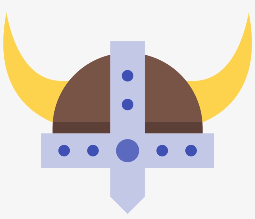 Viking Helmet Icon Free - Icon, transparent png download