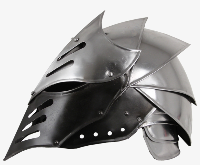 This Is The Official Conquest Black Ice Helmet - Armor Venue: Ice Helmet Head Armour, Silver, transparent png download