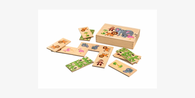 Wooden Learning Game, Dominoes - Play Tive Junior Domino, transparent png download
