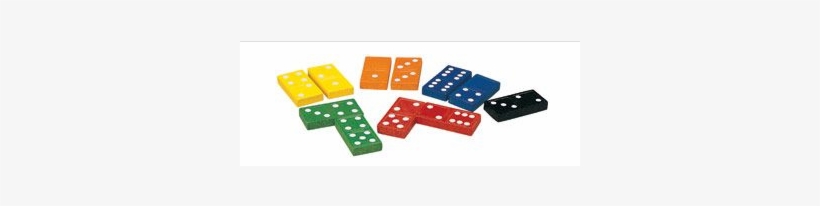 Dominoes Double Sided 28 Per Colour Set Of - 6 Color Sets Of 6 Dominoes, transparent png download
