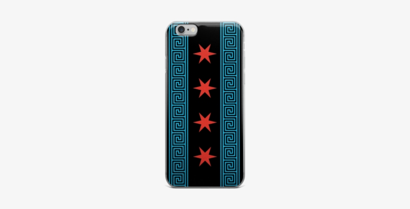 Greek Chicago Flag Iphone Case - Chicago Flag Iphone Case, transparent png download