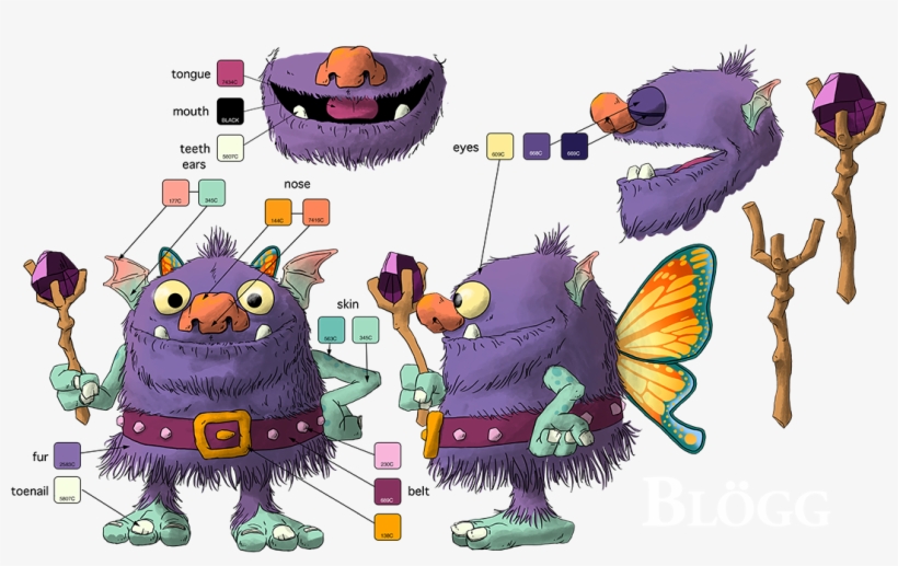 Initial Designs For The Primary Characters Were Concieved - Sesame Street Abby Flying Fairy School, transparent png download