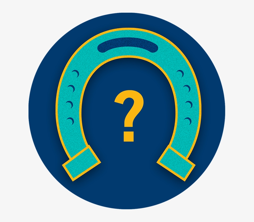 A Horseshoe With A Question Mark Below It - Odds, transparent png download