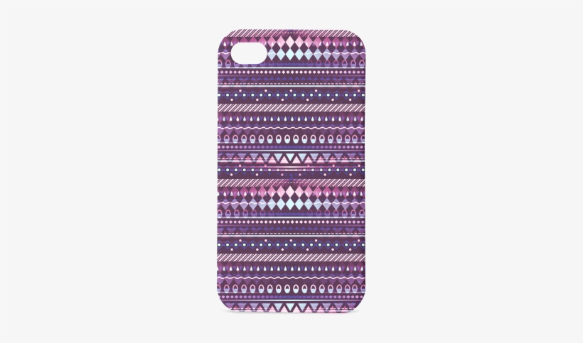 Trippy Tribal Pattern Hard Case For Iphone 4/4s - Mobile Phone Case, transparent png download