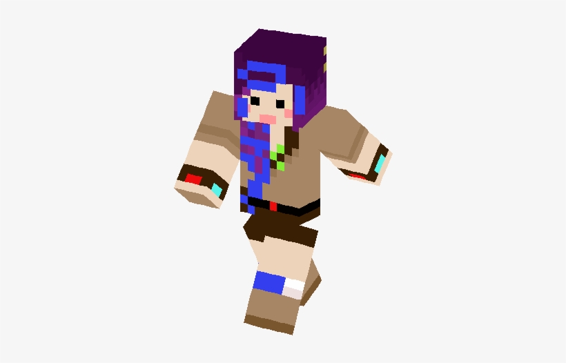 Ihascupquake With Blue Streaks Skin - Ihascupquake, transparent png download