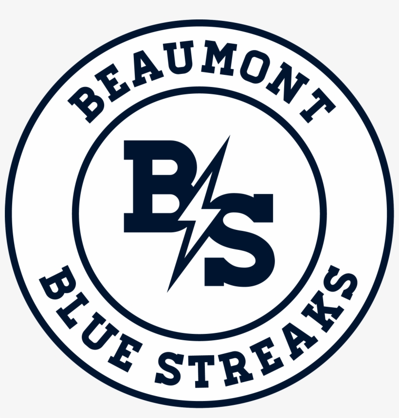 Beaumont School Blue Streaks - 25 Year Anniversary Logo, transparent png download