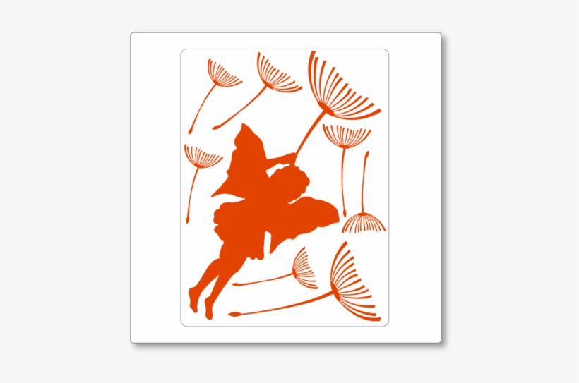 Flying Fairy Wall Decal - Flutterbye Flying Flower Fairy Doll, transparent png download