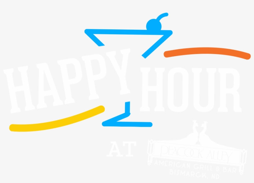 Happy Hour Logo Peacock - Happy Hour Logo, transparent png download