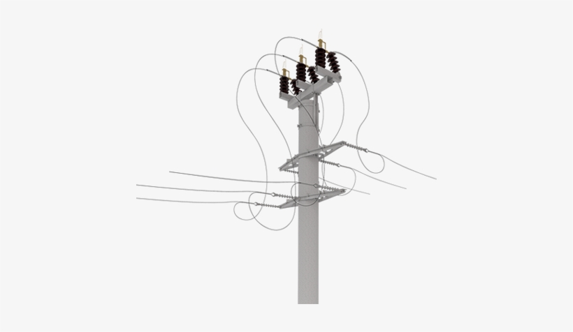Equipment For Medium Voltage Overhead Power Lines - Surge Arrester Medium Voltage, transparent png download