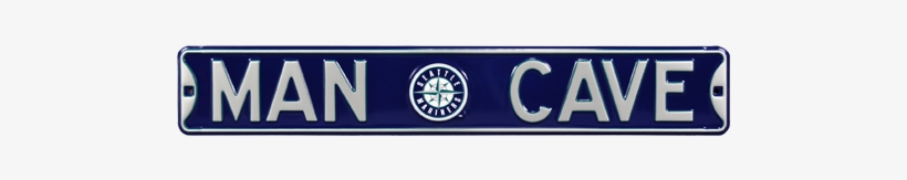 Seattle Mariners “man Cave” Authentic Street Sign - Toronto Maple Leafs Man Cave Sign, transparent png download