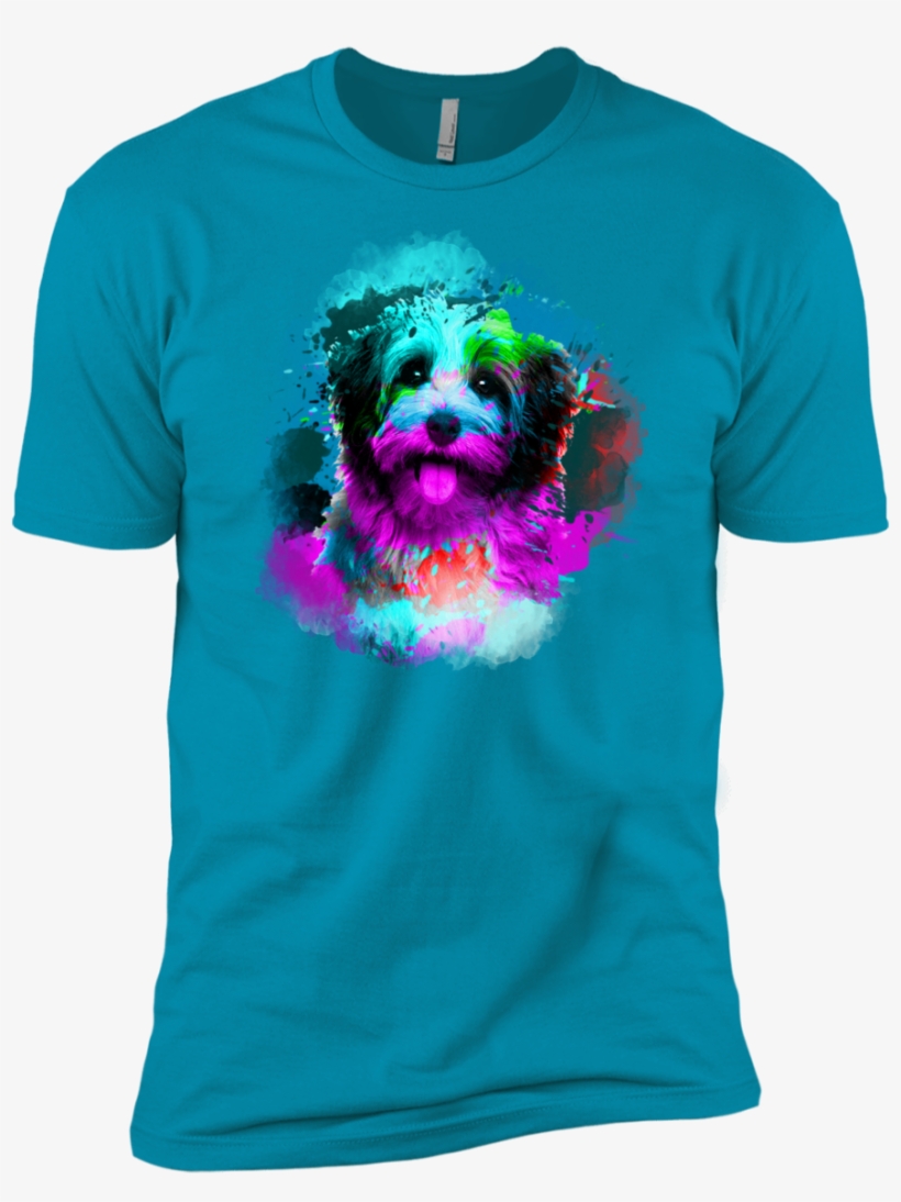 Watercolor Pup Short Sleeve T-shirt - Bunkieshop Distressed Original Built To Last Born, transparent png download