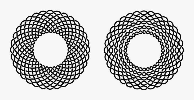 Concentric Circles, Connected And Disconnected (right) - Psycho Coffee, transparent png download