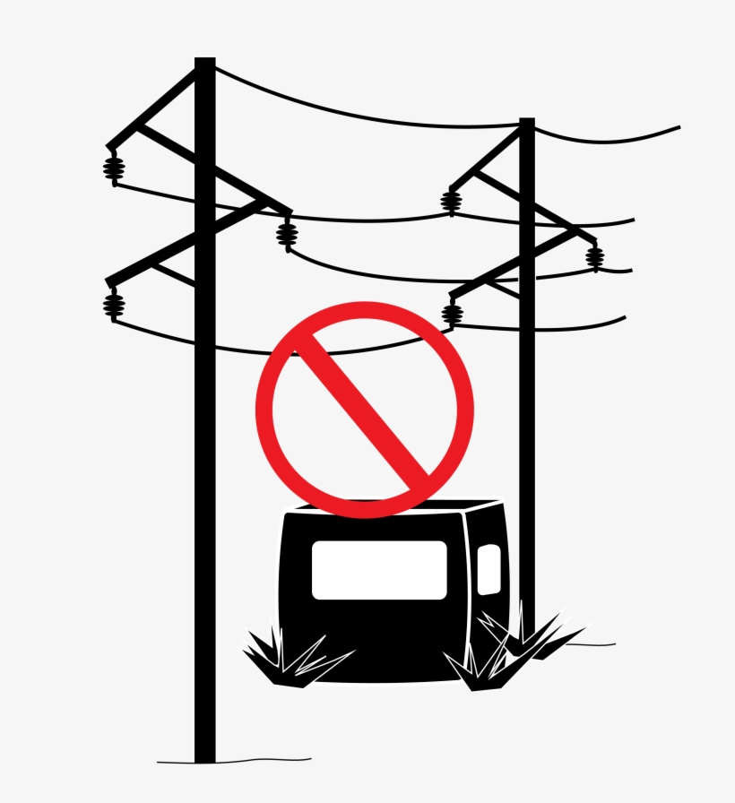 Deer Hunting Hut Near Power Lines, transparent png download