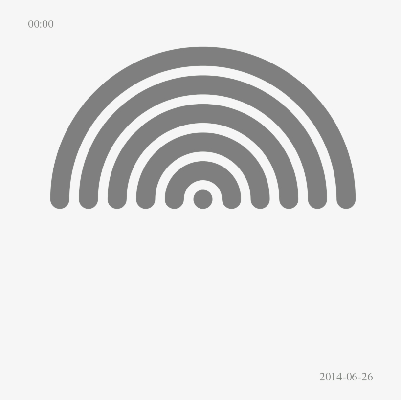 This Backgrounds Is Concentric Ring Clock About Animations, - Grey, transparent png download