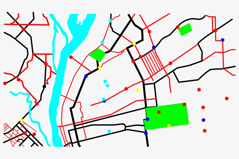 Its Taking Me Forever To Sketch All The Details, But - Gotham City Lucite Map, transparent png download