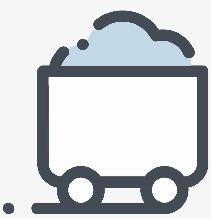 Mine Cart Icon - Icon, transparent png download