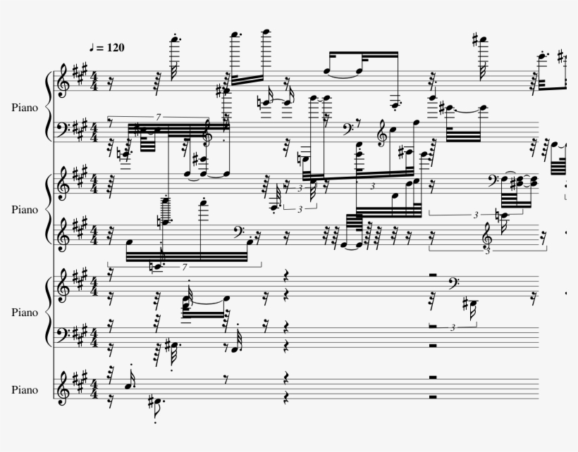 Lg-43355114 Sheet Music 1 Of 1 Pages - Sheet Music, transparent png download