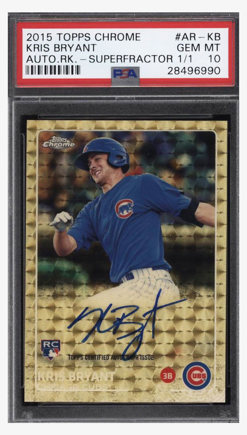 Screen Shot 2018 08 20 At - 2015 Topps Chrome Refractor Kris Bryant Cubs Rc Rookie, transparent png download