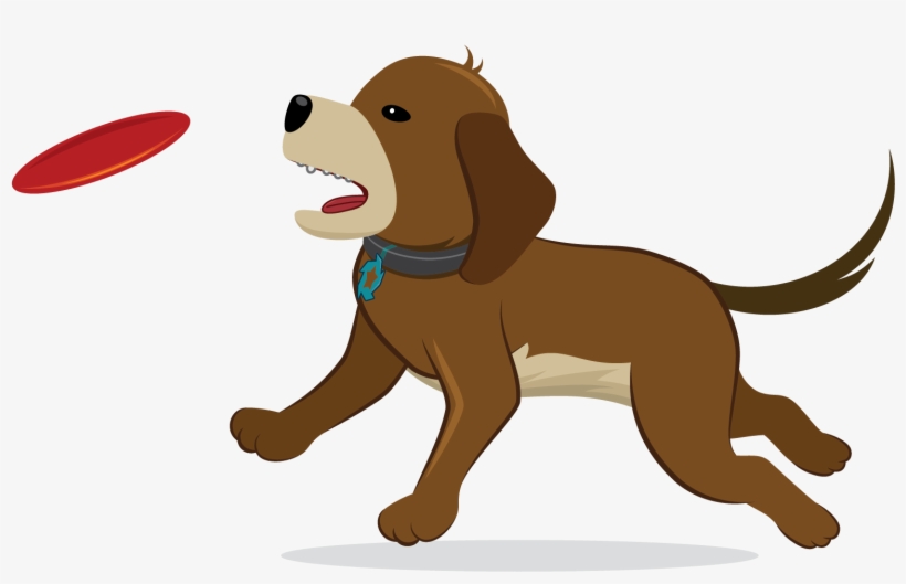 Image18 Dog Jumping For A Frisbee - Puppy, transparent png download
