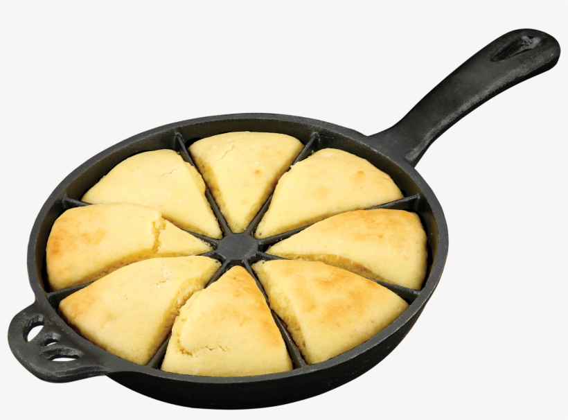 Cornbread Cast Iron Wedge Pan, Wedge Pan, Cast Iron - Bannock, transparent png download