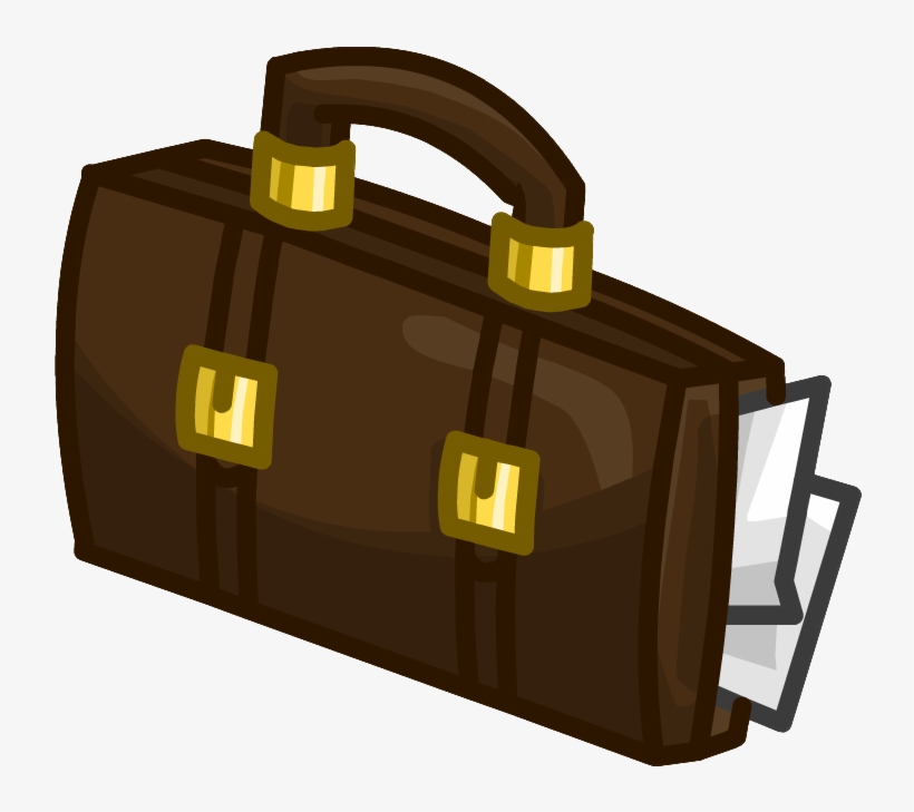 Briefcase Clothing Icon Id 5221 - Club Penguin Briefcase, transparent png download