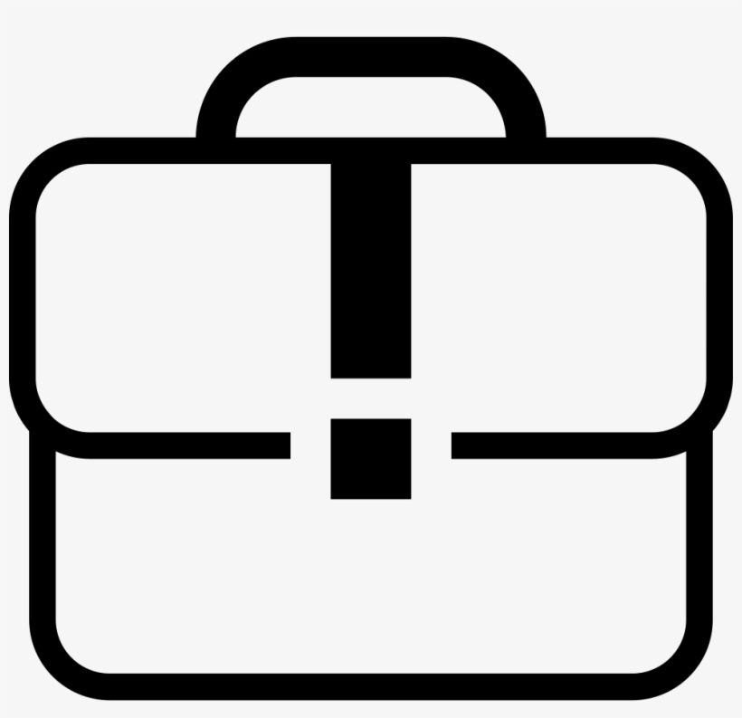 White Case Suitcase Outline Svg Png Icon Free Download - Suitcase Icon Png White, transparent png download