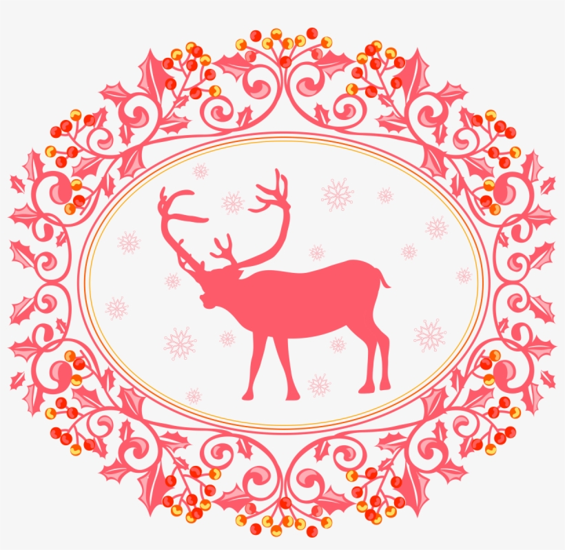 Decorative Background Christmas Theme Elegant Classical - Encapsulated Postscript, transparent png download