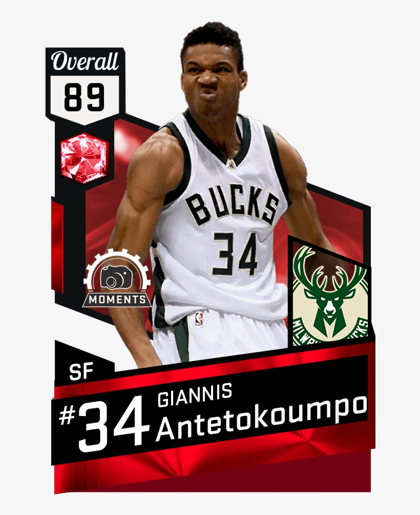Giannis Antetokounmpo - Mike Bibby Nba 2k17, transparent png download