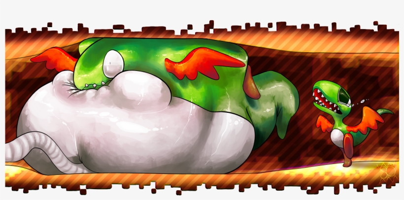 Fygar Inflation - Dig Dug Fygar, transparent png download