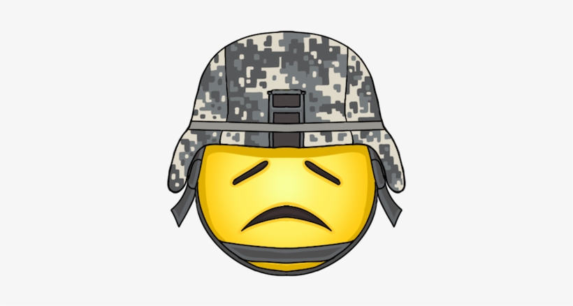 Soldiertired Discord Emoji - Military Emoji, transparent png download
