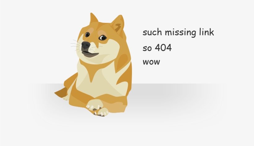 404doge - Doge 404, transparent png download